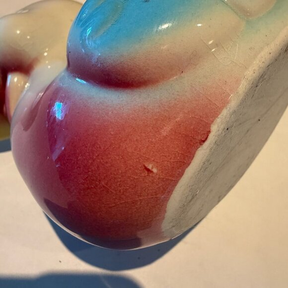 Vintage Duck Planter Plant Pot 1950's Original Ceramic Pottery - Picture 4 of 6